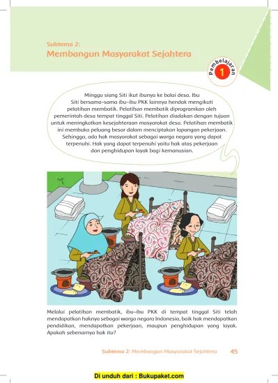 Subtema 2: Membangun Masyarakat Sejahtera