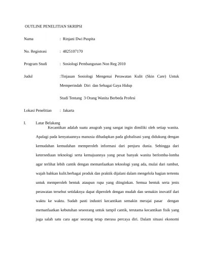 316519116 Cara Membuat Outline Skripsi
