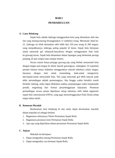 Contoh Makalah Olah Raga Sepak Bola.docx