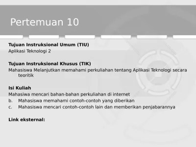 Top PDF IF MATERI PENGANTAR TEKNOLOGI INFORMASI PERTEMUAN 10 - 123dok.com