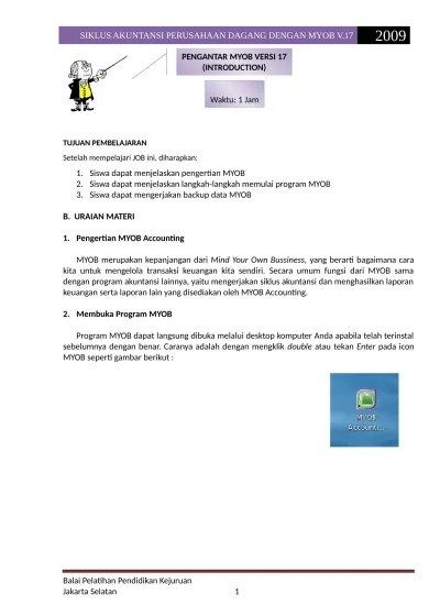 Modul, Soal, dan Software Komputer Akuntansi (MYOB, Zahir, Accurate) |  Accounting and Economic