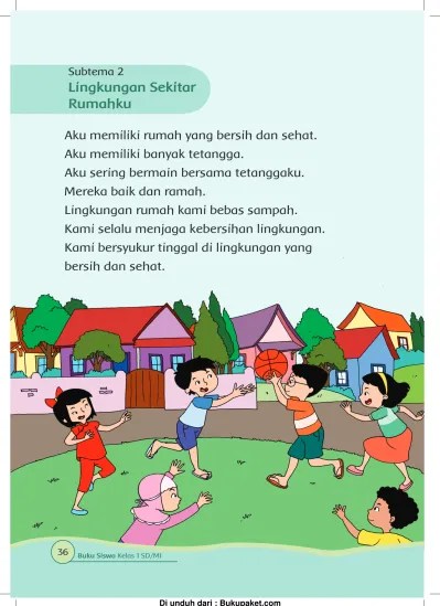 Subtema 2 Lingkungan Sekitar Rumahku