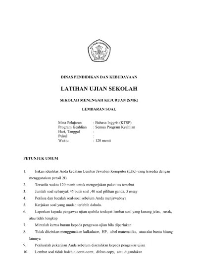 Top PDF Bahasa Inggris dan Kunci Jawaban.rar - 123dok.com