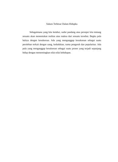 SUKSES TERBESAR DALAM HIDUPKU pdf