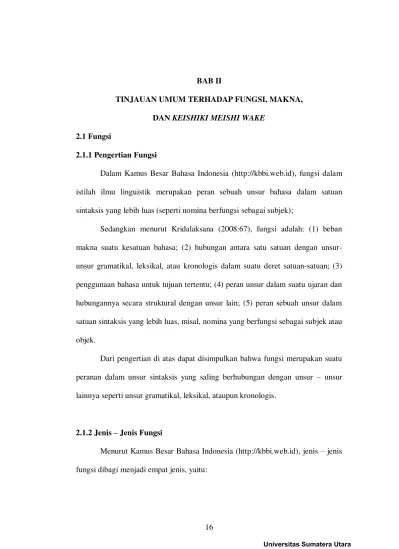 Top PDF BAB I PENDAHULUAN 1.1 Latar Belakang Masalah - Analisis Fungsi dan  Makna Kata Wake dalam Komik Tonari no Kaibutsu-kun Karya Robiko - 123dok.com