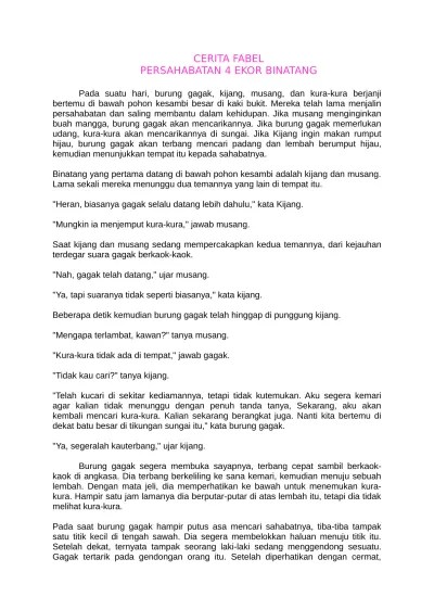 RPP BAHASA INDONESIA VIII.1