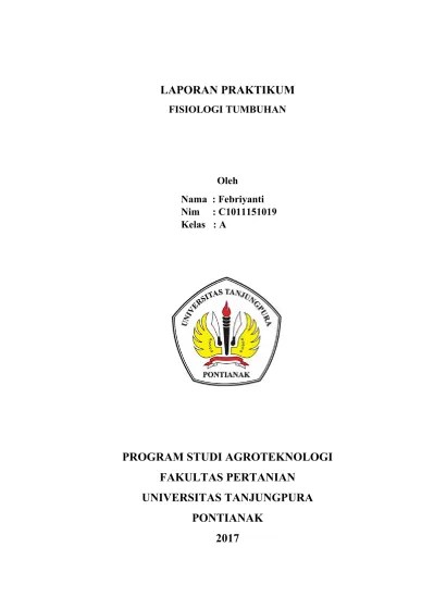Top PDF LAPORAN PRAKTIKUM dan fisiologi tumbuhan.doc - 123dok.com