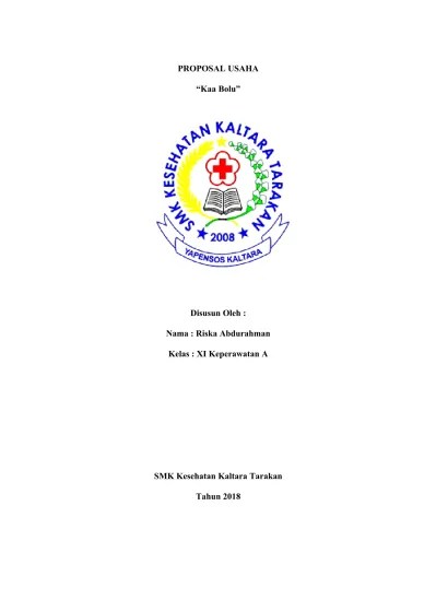 Top PDF PROPOSAL USAHA Kaa Bolu Disusun Oleh - 123dok.com