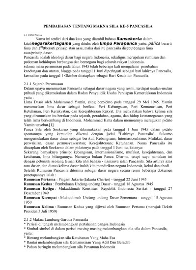 Top PDF MAKALAH TENTANG PANCASILA SILA KE 5 - 123dok.com