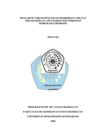 Top PDF Sediaan apus darah - 123dok.com