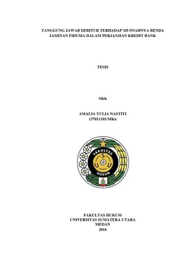 Top PDF Tanggung Jawab Penanggung Dalam Perjanjian Kredit - 123dok.com