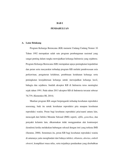 1 (satu) hari adalah waktu selama 24 (dua puluh empat) jam. Bab I Pendahuluan Program Keluarga Berencana Kb Menurut Undang Undang Nomor 10