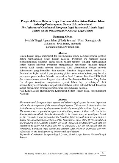 Makalah Sistem Hukum Eropa Kontinental
