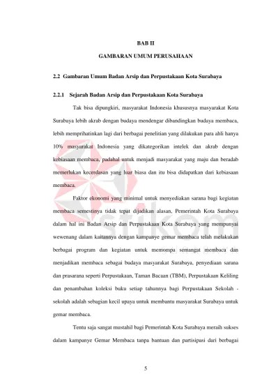 PA : Pengelolaan Informasi Dengan E-Surat Pada Badan Arsip dan Perpustakaan  Kota Surabaya