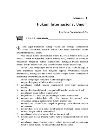 Hukum Internasional Umum