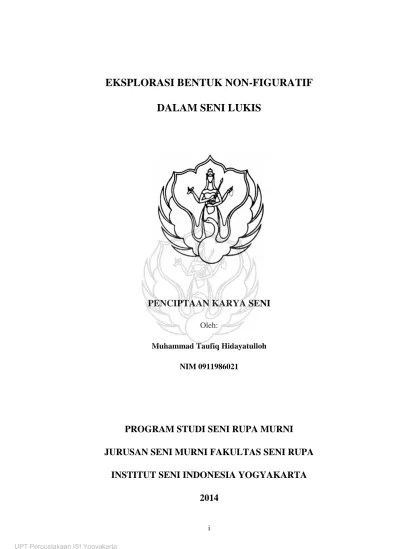 Eksplorasi Bentuk Non-Figuratif Dalam Seni Lukis