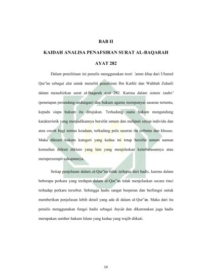 BAB III PENAFSIRAN SURAT FUSHILAT AYAT 34-35