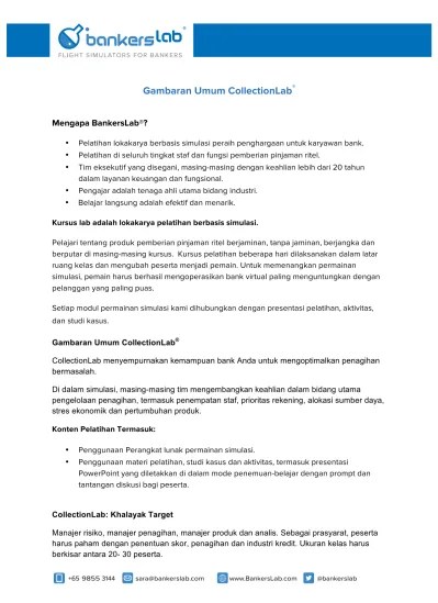 Setiap modul permainan simulasi kami dihubungkan dengan presentasi pelatihan,  aktivitas, dan studi kasus.