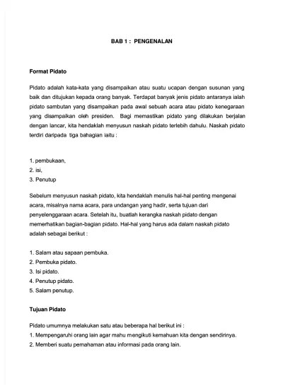 Salam Penutup Pidato Adalah