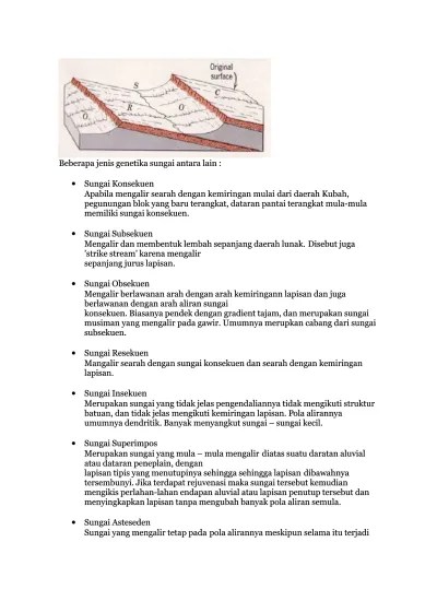 Pola Aliran Sungai