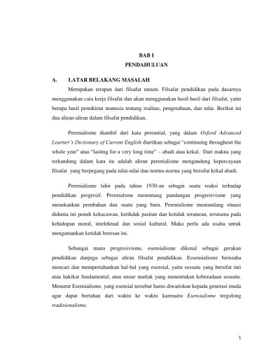 LATAR BELAKANG MASALAH