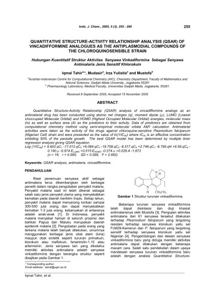 Indo. J. Chem., 2005, 5 (3),