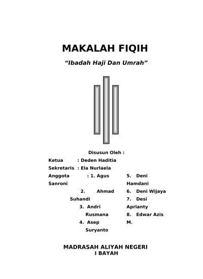 RPP 4.1 haji dan umroh