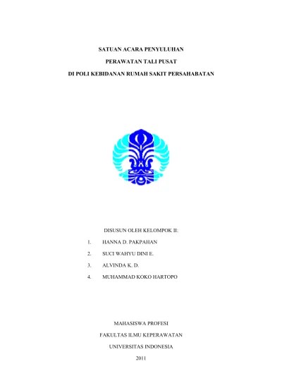 Top PDF Materi Perawatan Tali Pusat - 123dok.com