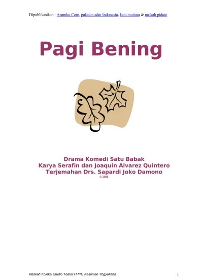 Top PDF Contoh Naskah Drama 20 Orang Pemain - 123dok.com