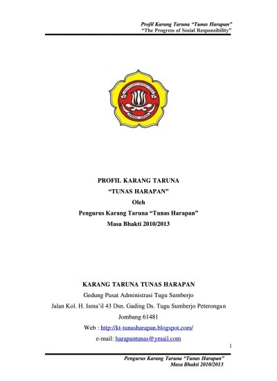 Contoh program kerja kegiatan usaha karang taruna desa jatimulya terbaru  2016 karang taruna