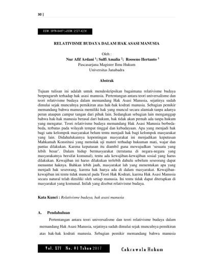 Teori Relativisme Budaya Dan Teori Unive (1)
