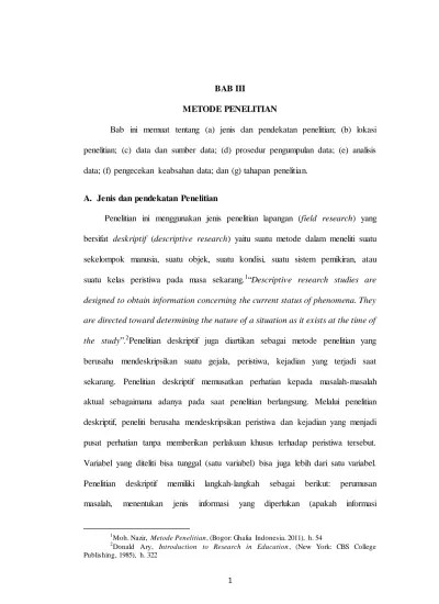 BAB III METODE PENELITIAN. prosedur penelitian, analisis data dan  pengecekan keabsahan data.