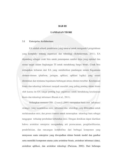 BAB III LANDASAN TEORI