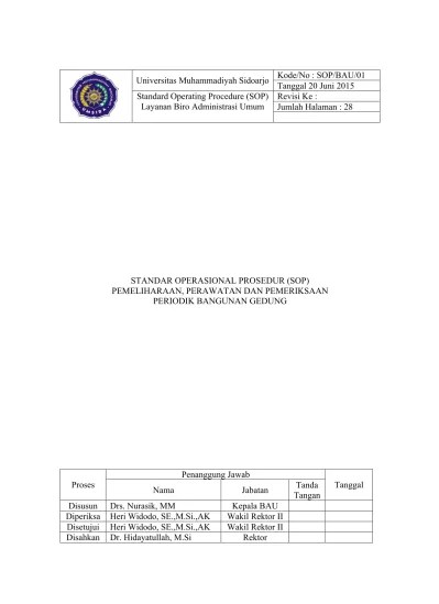 SOP PEMELIHARAAN DAN PERAWATAN SARANA PR (1)