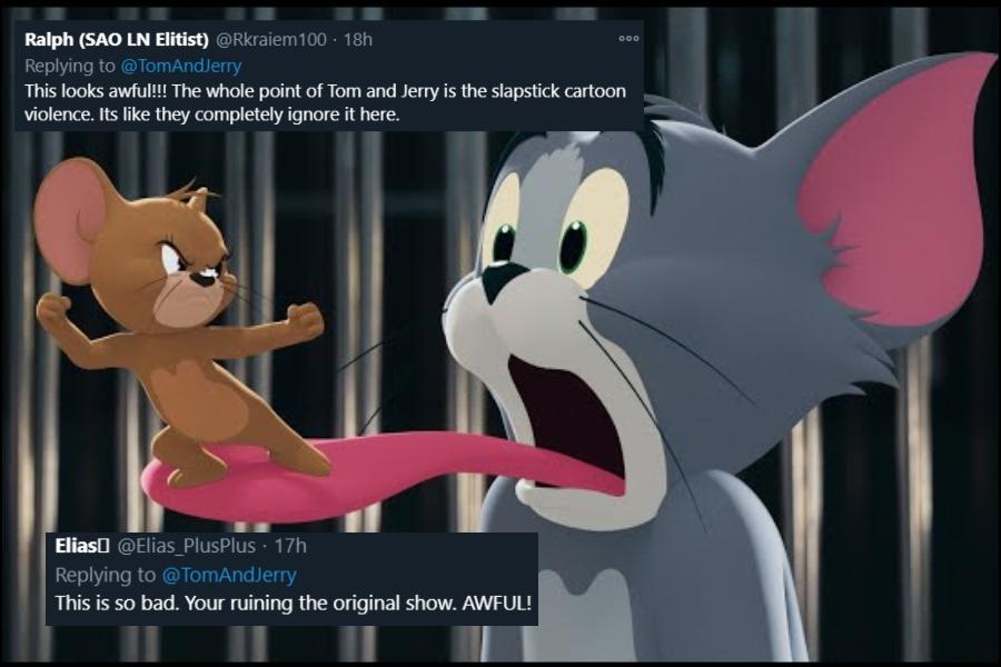 Tom and Jerry movie trailer Fans call the return of frenemies 'awful