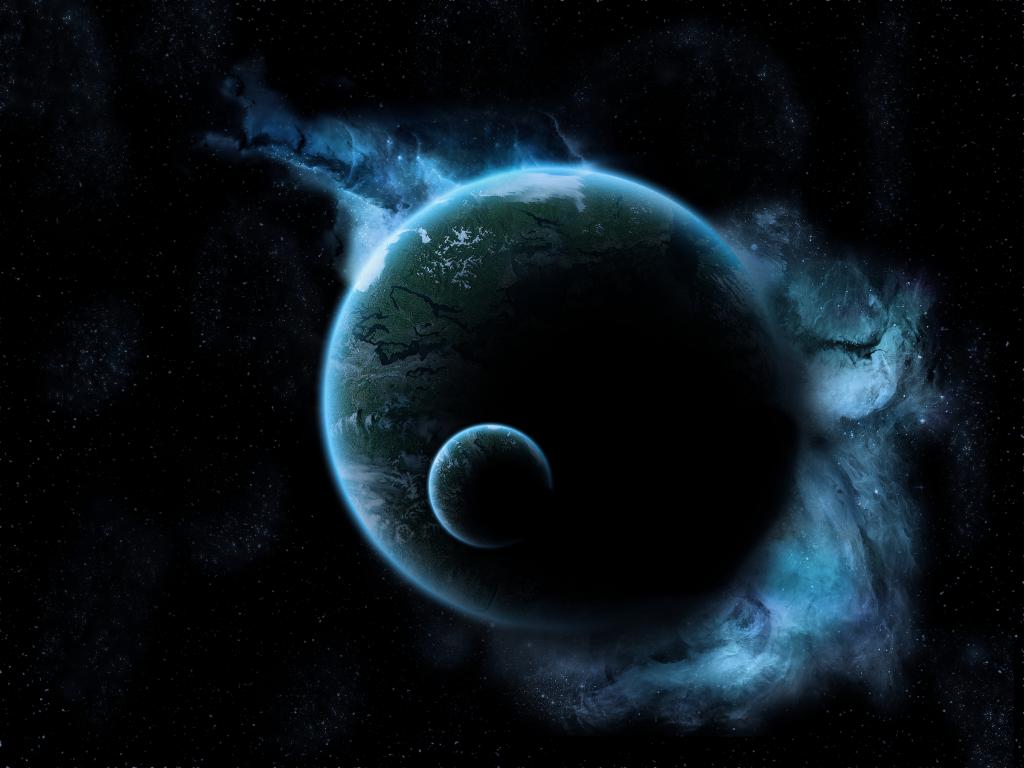 wallpaper moon, glow, dark HD Widescreen High Definition Fullscreen