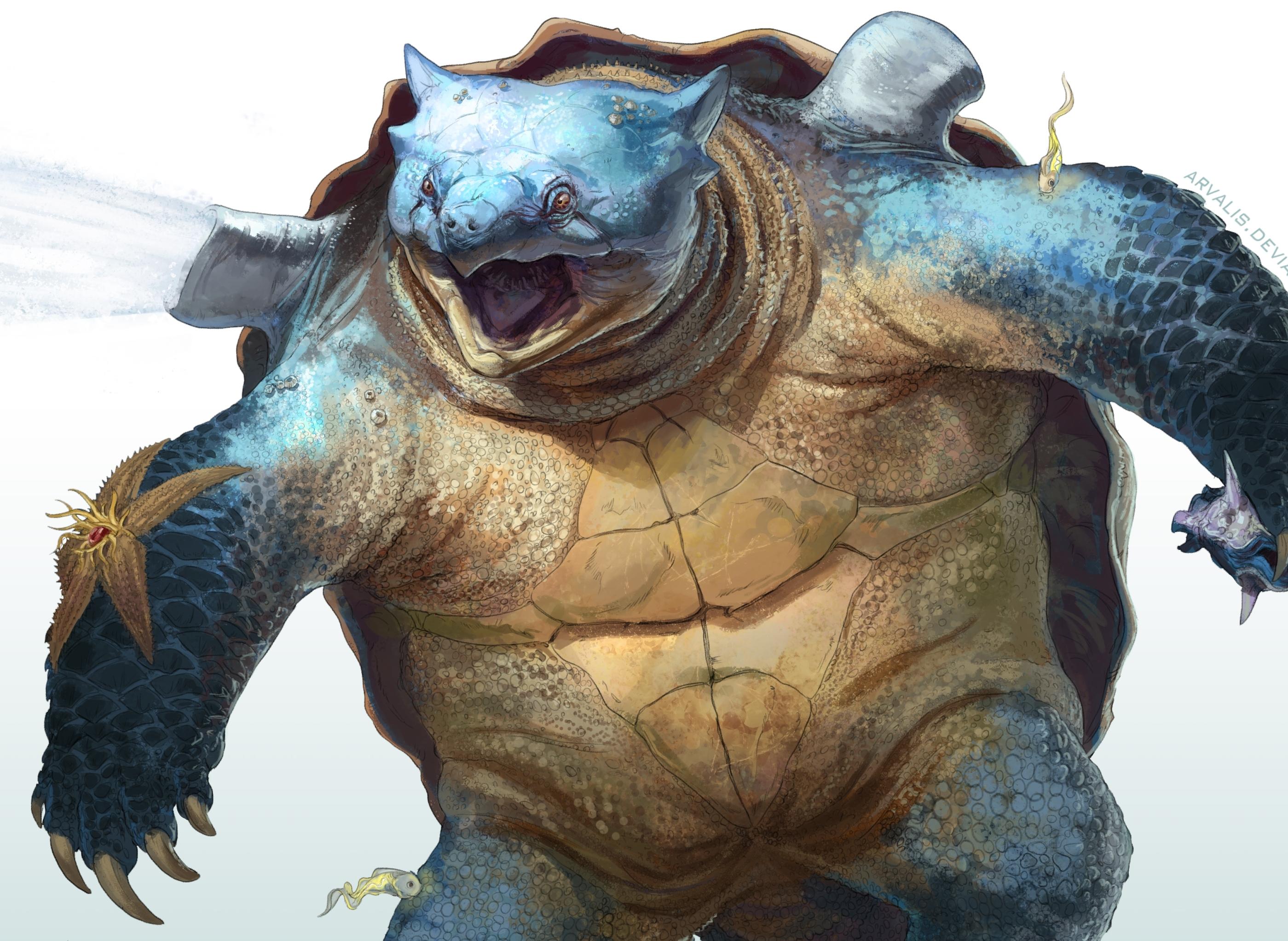 wallpaper blastoise, pokemon, turtle HD Widescreen High Definition