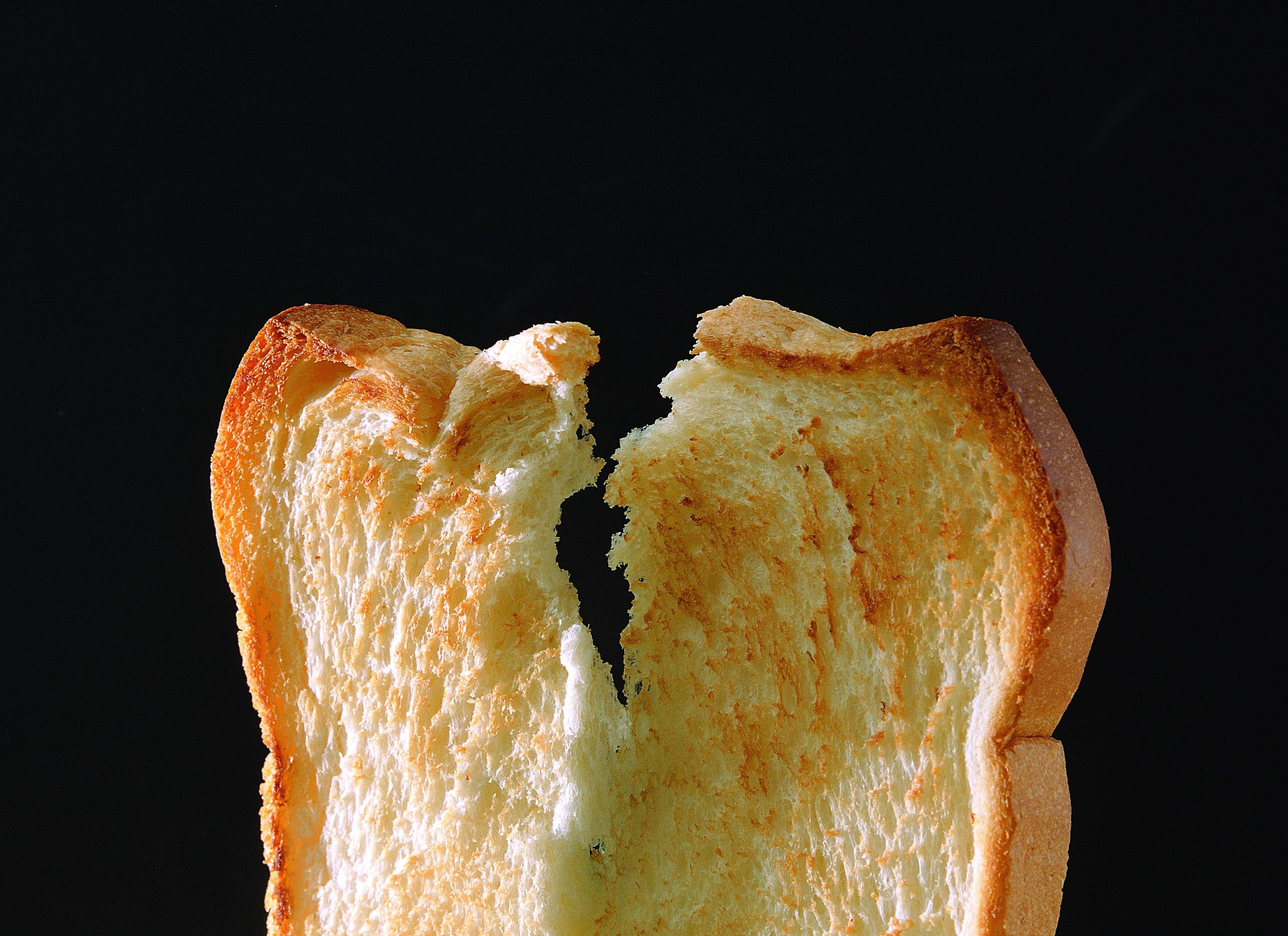 wallpaper bread, black background, crust HD Widescreen High