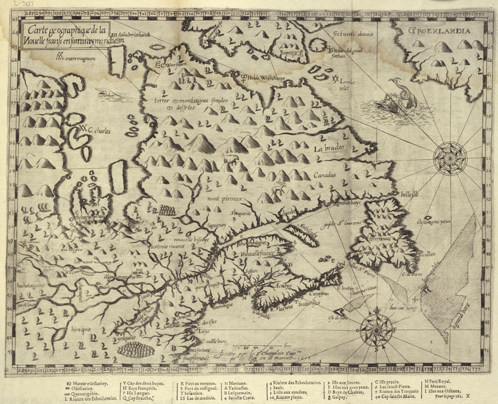 Samuel de Champlain’s General Maps of New France Library and Archives