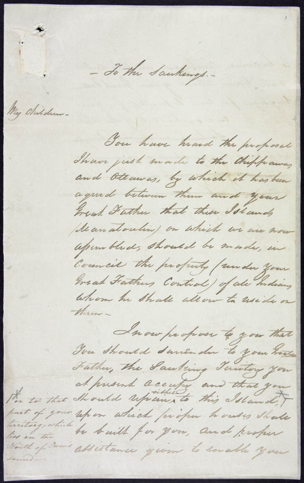 ARCHIVED Gallery Treaties, Surrenders and Agreements Aboriginal