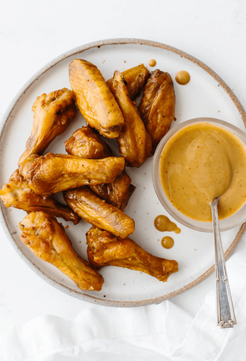 Honey Mustard Chicken Wings Recipe The Feedfeed