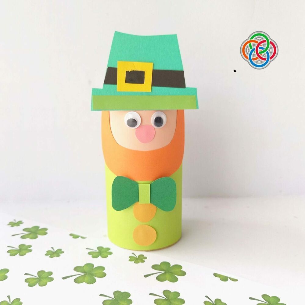 Toilet tissue roll paper leprechaun craft Recipe The Feedfeed