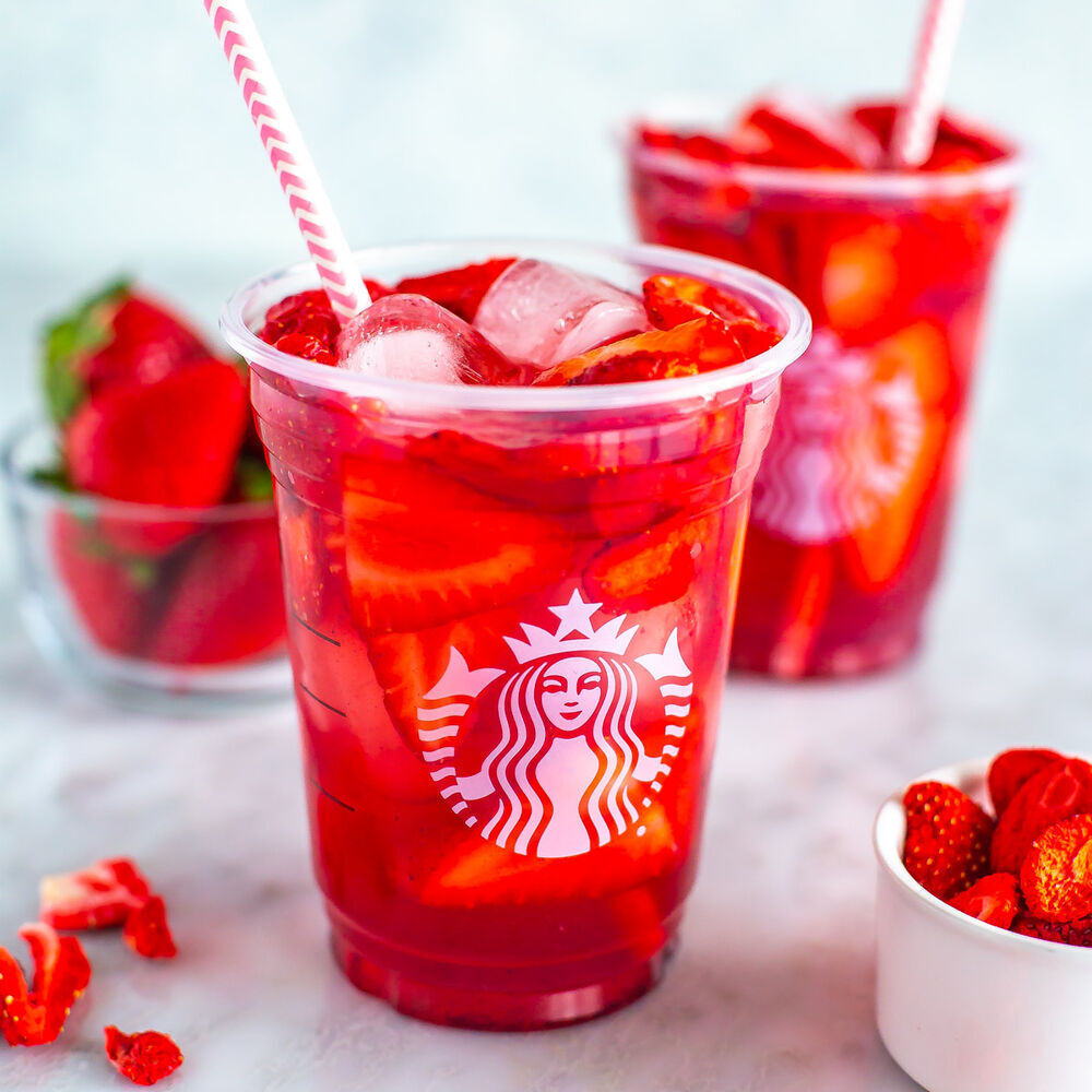 Starbucks Strawberry Acai Refresher Copycat Recipe The Feedfeed