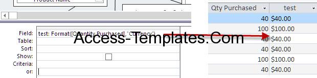Microsoft Access Format Number Function Access Database and Templates