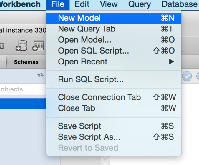 How to Create a New Database Diagram using MySQL Workbench