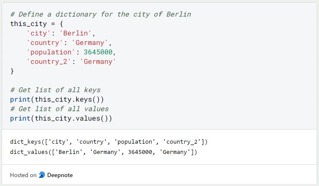 Python Dictionary einfach erklärt! Data Basecamp