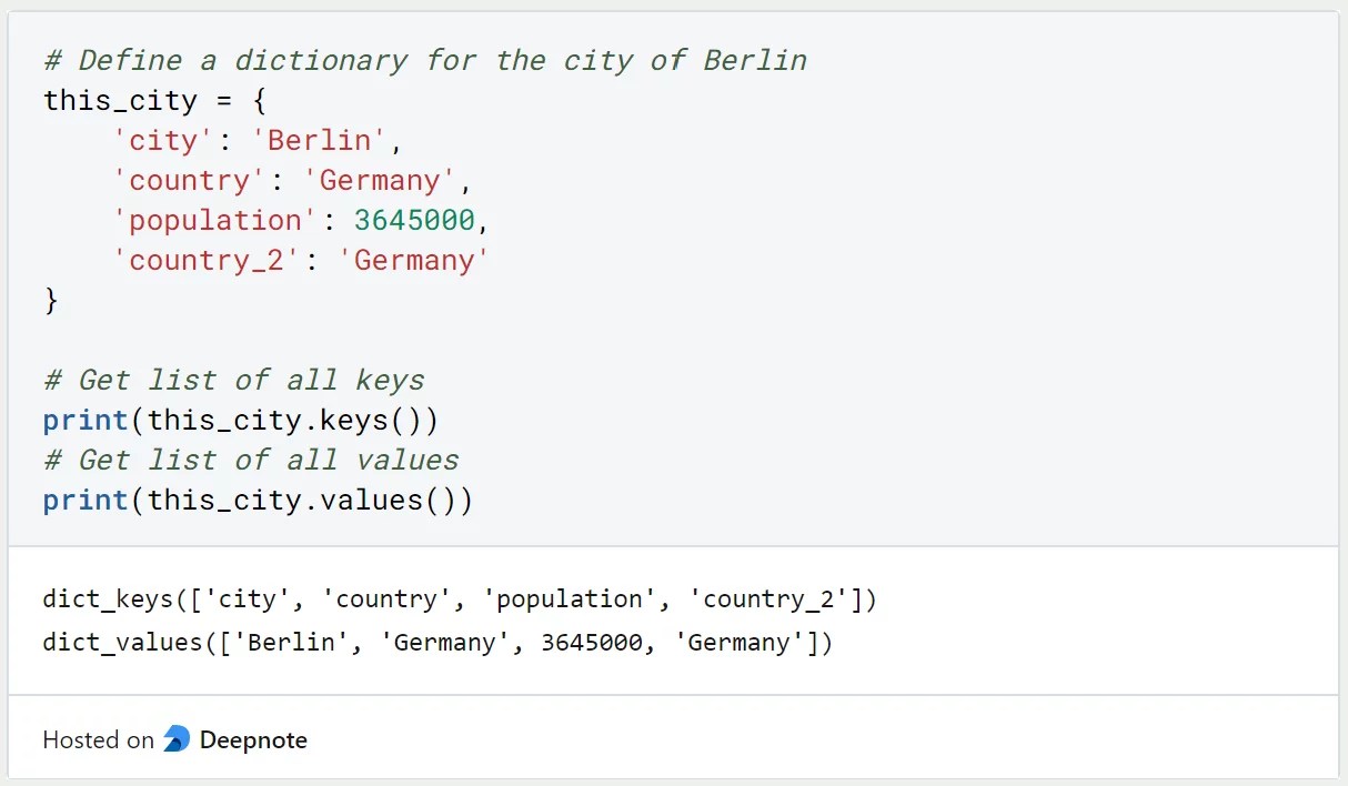 Python Dictionary einfach erklärt! Data Basecamp