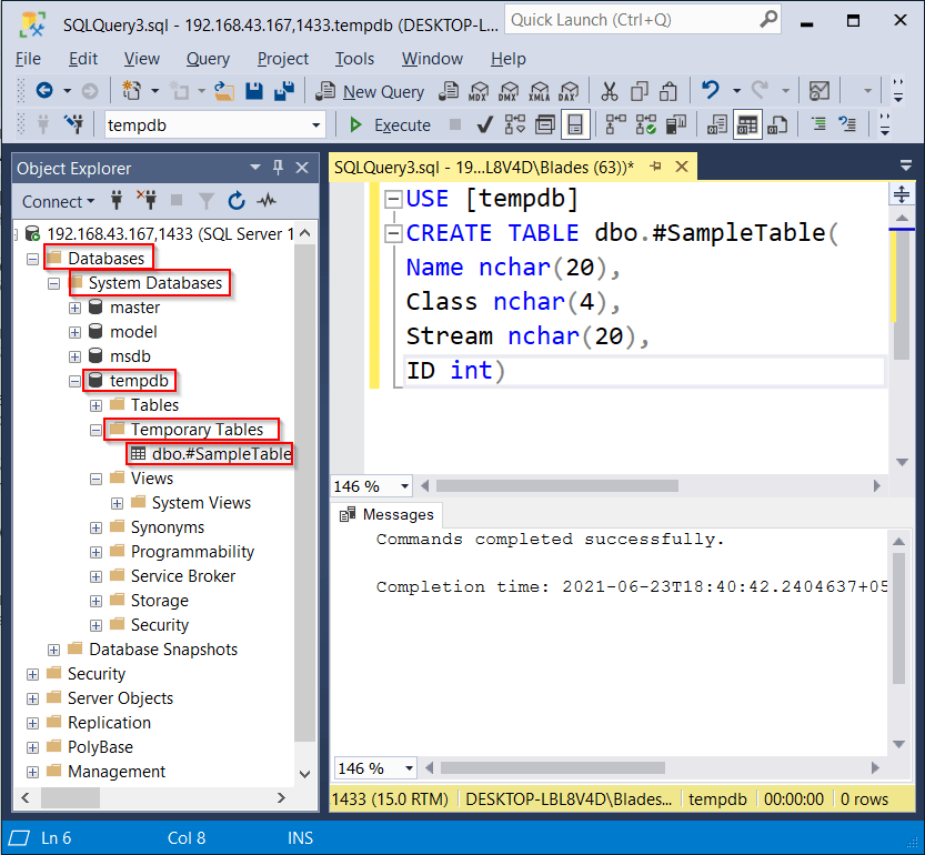 SQL Server drop table if exists
