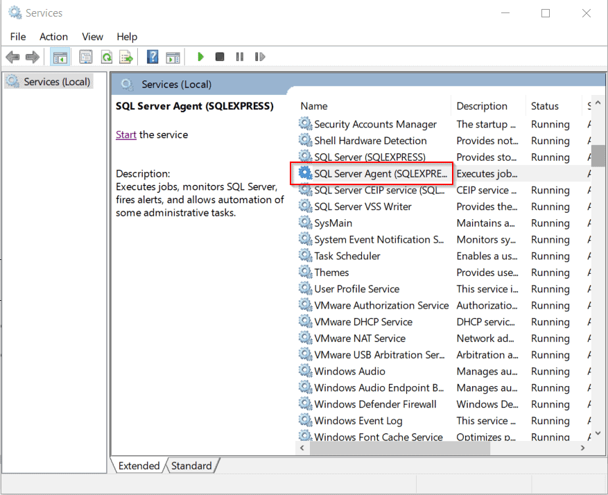 SQL Server Agent won't start Archives