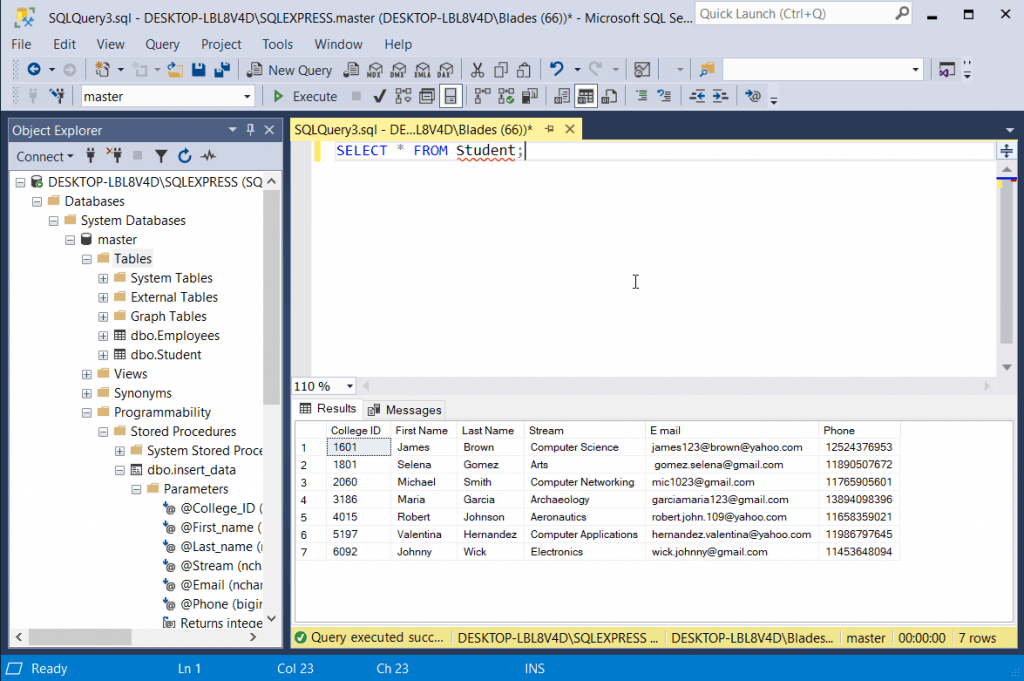 Advanced Stored Procedure Examples in SQL Server (17 Examples